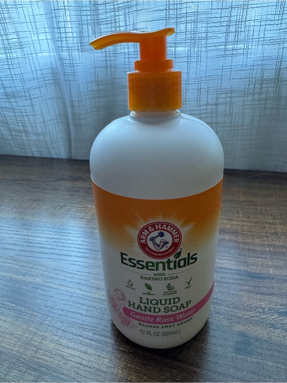Arm & Hammer Essentials Liquid Hand Soap Gentle Rose Water 12oz New